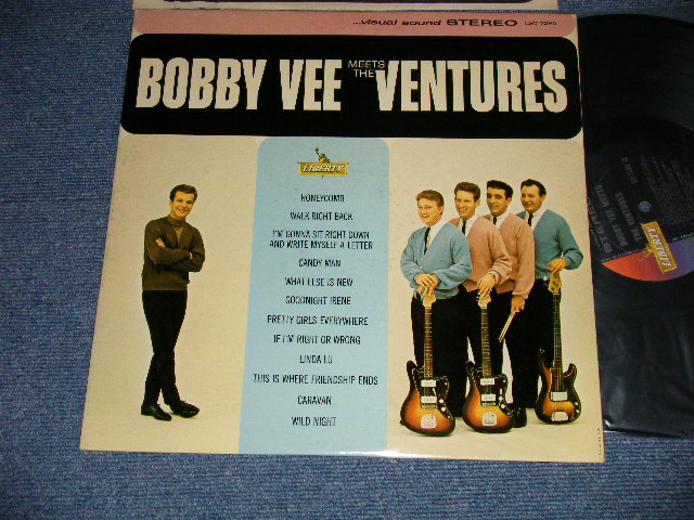 画像1: THE VENTURES & BOBBY VEE - BOBBY VEE MEETS THE VENTURES ( Matrix Number A) LST-7289 SIDE 1  1A   B) LST-7289 (SIDE #2)  1B) (Ex++/Ex++ Looks*MINT- )  / 1963 US AMERICA ORIGINAL STEREO  Used  LP