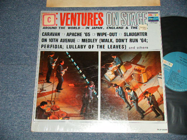 画像1: THE VENTURES - ON STAGE ( Matrix # A)BLP-2035-1 /B)BLP-2035-2 ) (MINT-/MINT- ) / 1965  US AMERICA  ORIGINAL  "Blue with Black Print Label:)\\" MONO Used   LP