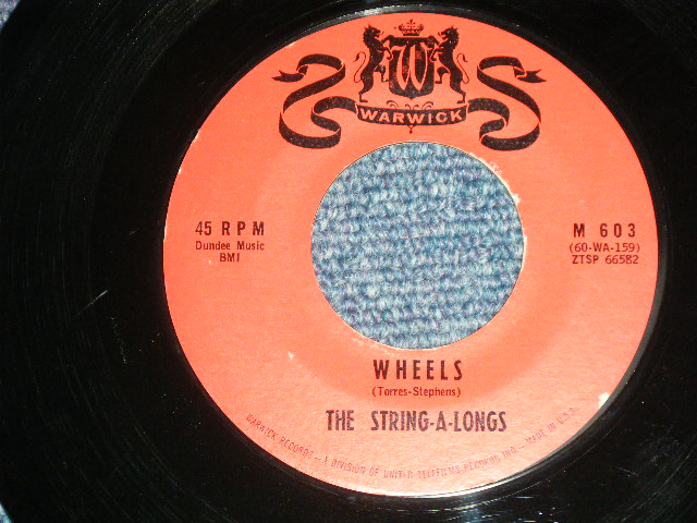 画像1: The STRING-A-LONGS - A) WHEELS  B) AM I ASKING TOO MICHI  ( Ex+++/Ex+++)  /  1960 US AMERICA ORIGINAL Used 7" Single  