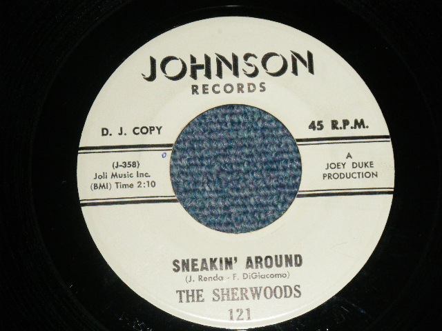 画像1: The SHERWOODS  - A) SHADES OF SUMMER B)SNEAKIN' AROUND  ( Ex+++/Ex+++)  /  1963 US AMERICA ORIGINAL "WHITE LABEL PROMO" Used 7" Single  