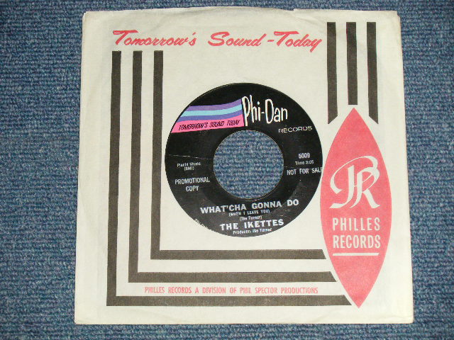 画像1: The IKETTES   - A) WHAT'CHA GONNA DO  B) DOWN, DOWN (Ex++/Ex+++)  /  1966 US AMERICA ORIGINAL "PROMO" Used 7" SINGLE 