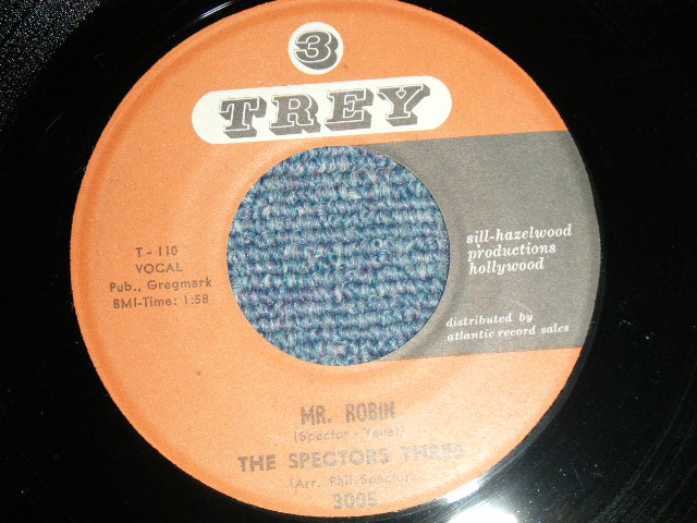 画像1: THE SPECTOR THREE - A) MR. ROBIN B) MY HEART STOOD STILL(MINT- MINT-) /   1960 US AMERICA  ORIGINAL Used 7" Single