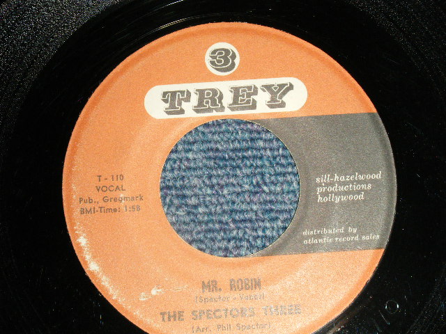 画像1: THE SPECTOR THREE - A) MR. ROBIN B) MY HEART STOOD STILL(Ex++/Ex++) /   1960 US AMERICA  ORIGINAL Used 7" Single
