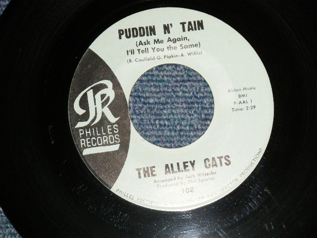画像1: The ALLEY CATS - A) PUDDIN N' TAIN  B) FEEL SO GOOD (Ex+++/Ex+++  /  1962 US AMERICA ORIGINAL "BLUE Label" Used 7" SINGLE 