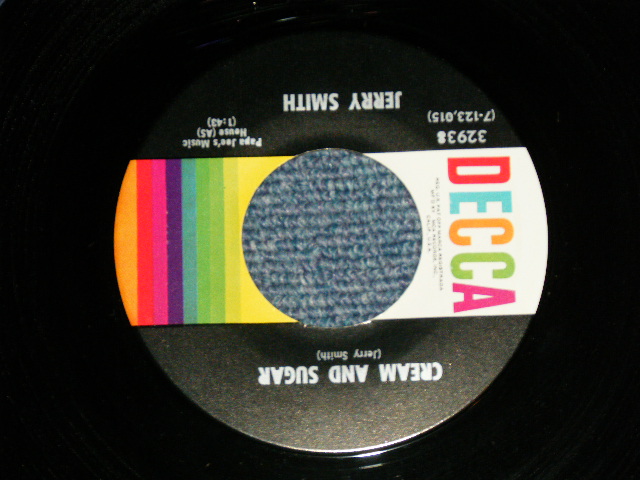 画像1: JERRY SMITH -A) CREAM AND SUGAR  B) DOWN IN THE DUMPS (ROCKIN' PIANO INST)  (MINT-/MINT-)  /1972  US AMERICA ORIGINAL Used 7" Single 