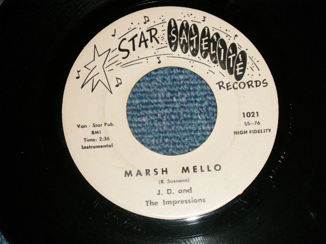 画像1: J. D. and The IMPRESSIONS - A) MARSH MELLO  B) BLUES KICK  ( ROCKIN'  INST ORGAN & SAX)  (Ex+/Ex+)  / 1963 US AMERICA ORIGINAL Used 7" Single 