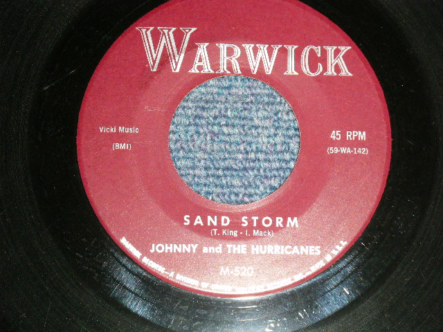 画像1: JOHNNY AND THE HURRICANES - A)SAND STORM B)THE BEATNIK FLY ( Ex++/Ex++) / 1959 US AMERICA  ORIGINAL 1st Press "MAROON Label"  Used 7" Single 