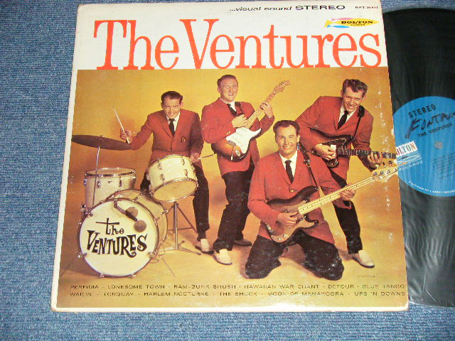 画像1: THE VENTURES - THE VENTURE (2nd Album) ( Matrix #A)BST-8004-1A SIDE-1   B)BST-8004-1B  )  (Ex/Ex+) / 1965? Version US AMERICA  "BLUE with BLACK PRINT Label"  STEREO Used LP  