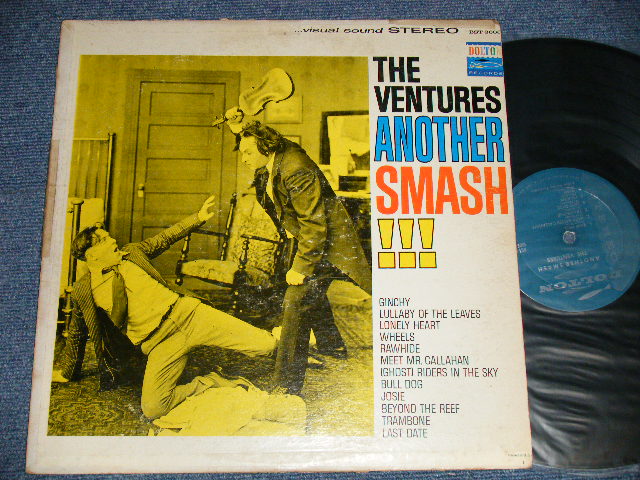 画像1: THE VENTURES - ANOTHER SMASH ( Matrix #  A) BST 8006-1   B) BST 8006-2) (VG++/VG+ EDSP, TAPE SEAM) / 1961 US AMERICA ORIGINAL "TURQUOISE GREEN Label" STEREO Used LP 