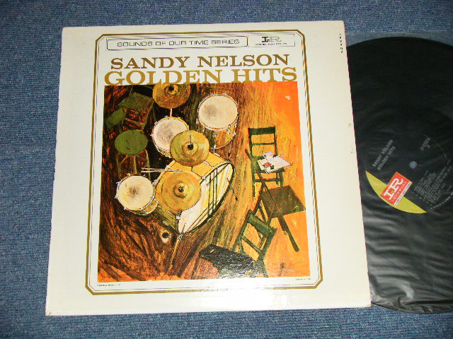 画像1: SANDY NELSON - GOLDEN HITS (EX++/Ex+++Looks:Ex)  / 1966 Version US AMERICA  3rd Press "BLACK with GREEN & WHITE label" MONO  Used  LP 