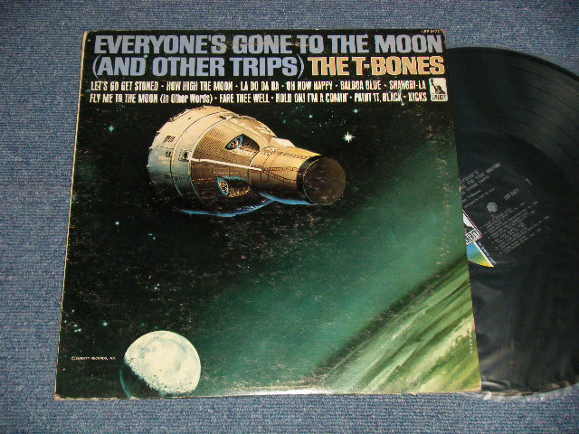 画像1: THE T-BONES - EVERYON'S GONE TO THE MOON (Ex/Ex++ Looks:Ex) / 1966 US AMERICA ORIGINAL "2nd Press LABEL"  MONO  Used LP  