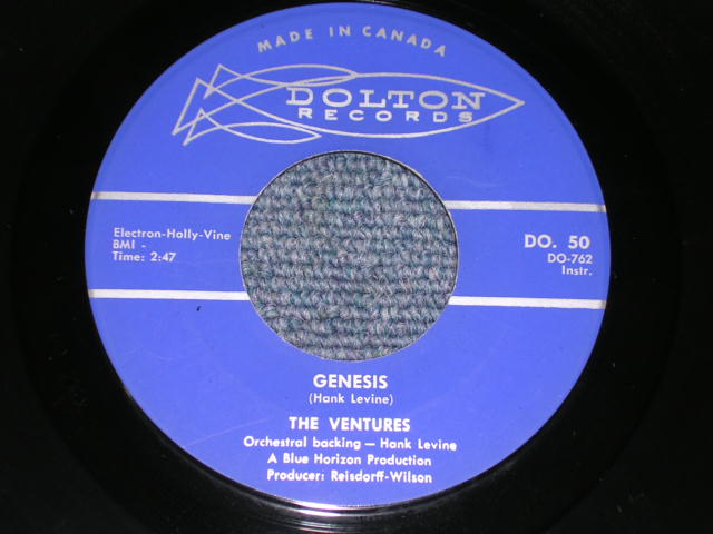 画像: THE VENTURES -YELLOW JACKET  / 1960s CANADA ORIGINAL 7"Single
