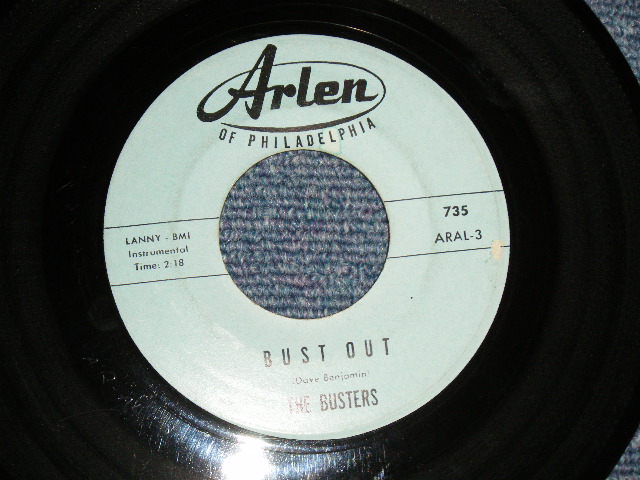 画像1: THE BUSTERS - A) BUST OUT B) ASTRONAUT'S (Ex/Ex) / 1963 US AMERICA ORIGINAL Used 7" 45 rpm Single 