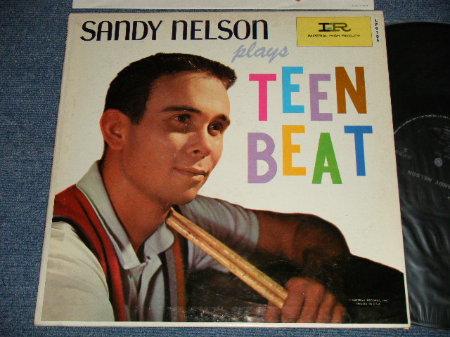 画像1: SANDY NELSON - PLAYS TEEN BEAT (Ex++/Ex++ Looks:Ex+) / 1964 Version US AMERICA 2nd Press "BLACK with PINK & WHITE Label" MONO Used  LP 