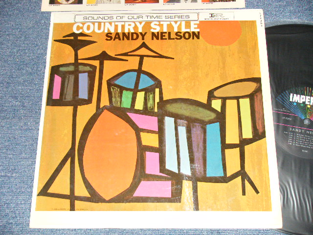 画像1: SANDY NELSON - COUNTRY STYLE (Ex++/Ex++) / 1962 US AMERICA ORIGINAL 1st Press "BLACK with 5 STARS Label" MONO  Used  LP