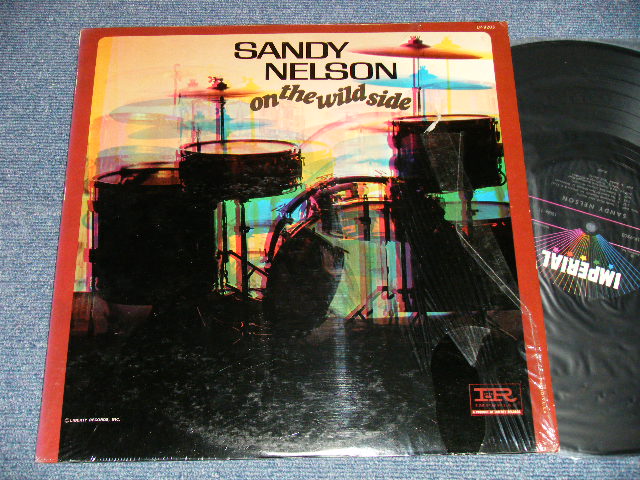 画像1: SANDY NELSON - ON THE WILD SIDE (Re-Package of COUNTRY STYLE) (MINT-/Ex+++ Looks:MINT- SWOBC) / 1966 Version US AMERICA RE-PACKAGE 1st Press "BLACK with 5 STARS Label" MONO  Used  LP