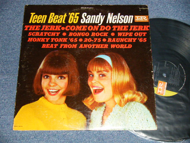 画像1: SANDY NELSON - TEEN BEAT '65 (Ex++/Ex++)  / 1966 Version US AMERICA 2nd Press "BLACK with GREEN Label" STEREO  Used  LP