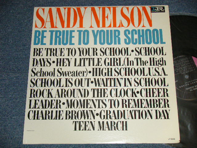 画像1: SANDY NELSON - BE TRUE TO YOUR SCHOOL (Ex++/Ex++)   / 1964 US AMERICA ORIGINAL 1st Press "BLACK with PINK and WHITE Label" MONO Used  LP