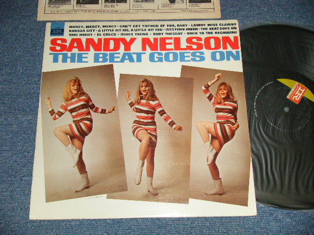 画像1: SANDY NELSON - THE BEAT GOES ON (Ex++/MINT- )  / 1967 US AMERICA ORIGINAL 1st Press "BLACK with GREEN Label" MONO  Used  LP