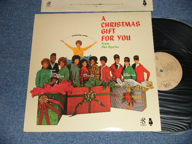 画像1:  VA ( CRYSTALS+RONETTES+DARLEN LOVE+More ) - A CHRISTMAS GIFT FOR YOU (Ex+++/MINT-)  /1989  US AMERICA REISSUE  Used LP  