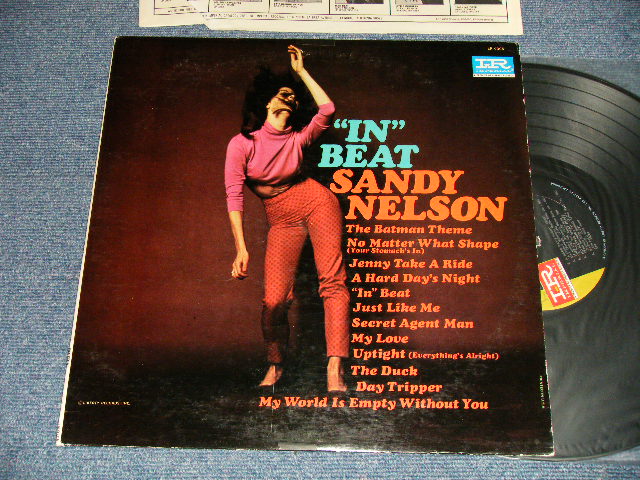 画像1: SANDY NELSON - IN BEAT(Ex++/Ex++ TOC) / 1966 Version US AMERICA 2nd Press "BLACK with GREEN Label" MONO Used LP