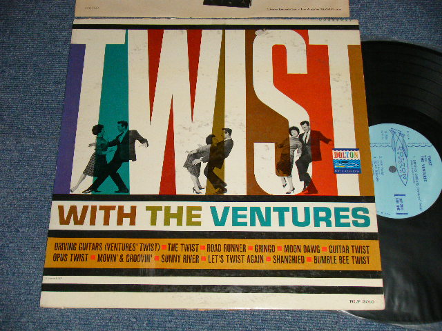 画像1: THE VENTURES - TWIST PARTY VOL.2 (Matrix # A) BLP 2010  Side-1-1H   B) BLP 2010  Side-2-1H) (Ex/MINT- EDSP, STOBC, TEAROFC) / 1962 US AMERICA ORIGINAL 1st Press "LIGHT BLUE  Label" MONO Used LP 