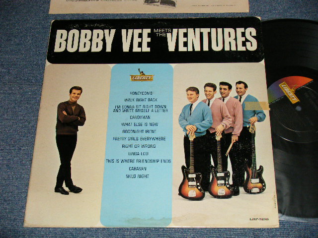 画像1: THE VENTURES & BOBBY VEE - BOBBY VEE MEETS THE VENTURES (Matrix #A) LRP 3289 -1-SIDE 1  B) LRP 3289 RE-1 SIDE 2) (Ex/Ex+++) /1963 US AMERICA ORIGINAL MONO Used LP