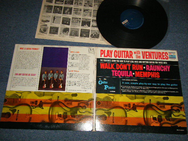 画像1: THE VENTURES - PLAY GUITAR WITH THE VENTURES (Ex++/MINT- EDSP) /1965 US AMERICA ORIGINAL 1st Press "BLUE with SILVER PRINT Label" MONO Used LP 
