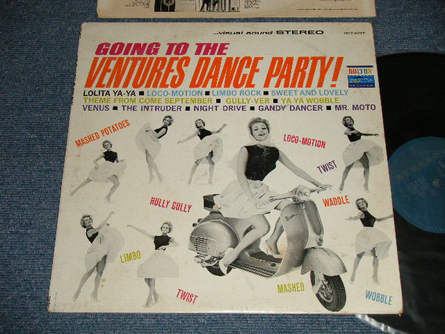 画像1: THE VENTURES - GOING TO THE VENTURES PARTY (Ex+/Ex+++) / 1962 US AMERICA ORIGINAL 1st Press "TURQUOISE GREEN Label " STEREO Used LP