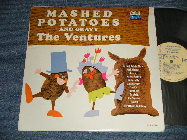 画像1: THE VENTURES - MASHED POTATOES AND GRAVY (Ex++/MINT- EDSP, TAPE SEAM) / 1962 US AMERICA ORIGINAL "PROMO / AUDITION Label" MONO Used LP 