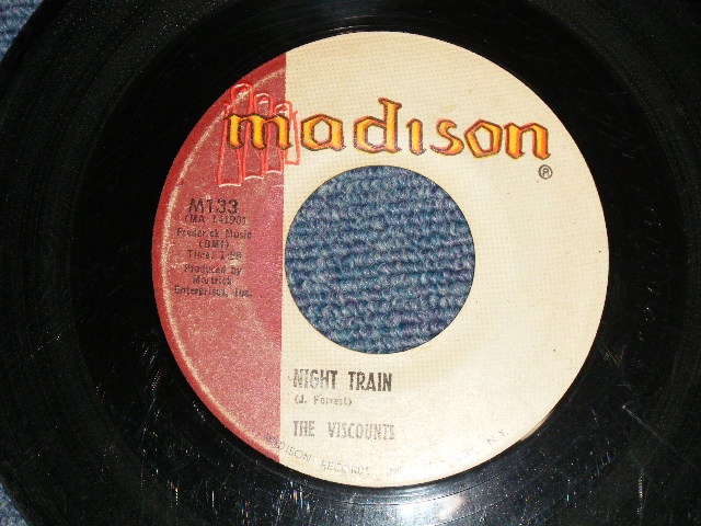 画像1: THE VISCOUNTS - A) NIGHT TRAIN  B) SUMMERTIME (VG/VG) / 1960 US AMERICA ORIGINAL Used 7" 45 rpm Single 