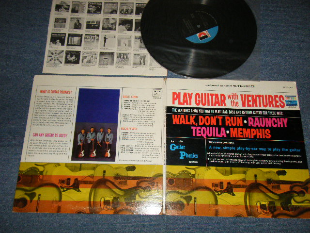 画像1: THE VENTURES - PLAY GUITAR WITH THE VENTURES (Ex++/MINT- EDSP) / 1965 US AMERICA ORIGINAL "'D' MARK LABEL" STEREO Used LP 