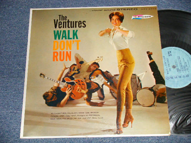 画像1: THE VENTURES - WALK DON'T RUN (Ex+++/Ex+++ Looks:Ex++) / 1961? US AMERICA 2nd Press "LIGHT BLUE Label" STEREO Used LP 