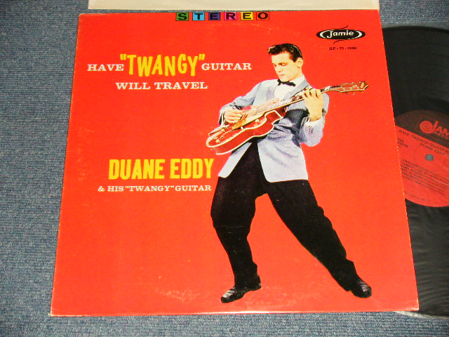 画像1: DUANE EDDY - HAVE 'TWANGY' GUITAR WILL TRAVEL (Ex+/MINT-) / 196? US AMERICA "2nd Press "RED JACKET" "RED LABEL" STEREO Used LP 