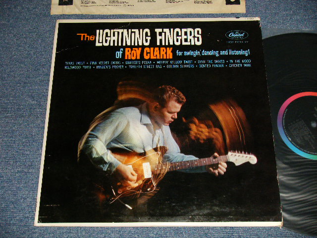 画像1: ROY CLARK - THE LIGHTNING FINGERS (Ex+/Ex+++ A-2,3:Ex-) / 1963 US AMERICA ORIGINAL 1st Press "BLACK with RAINBOW Label" MONO Used LP 