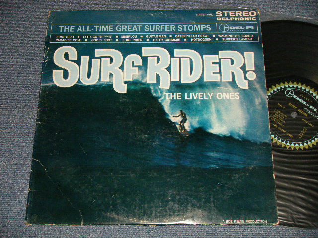 画像1: THE LIVELY ONES - SURF RIDER! (Ex+/Ex  EDSP, WOBC) / 1963 US AMERICA ORIGINAL STEREO Used LP 