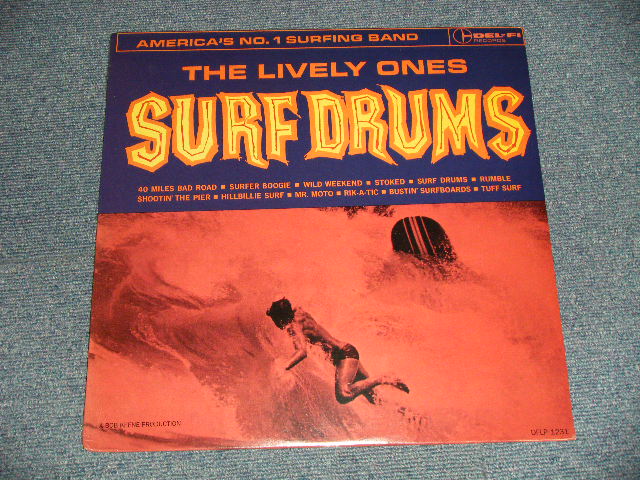 画像1: THE LIVELY ONES - SURF DRUMS (SEALED) / 1995 US AMERICA REISSUE MONO  "BRAND NEW SEALED" LP 