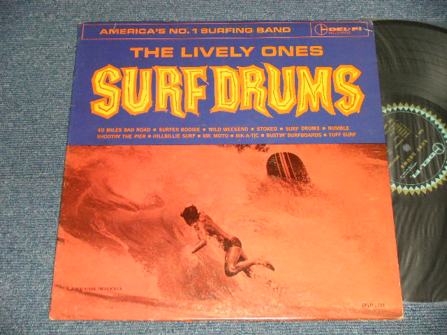 画像1: THE LIVELY ONES - SURF DRUMS (Ex++, Ex/MINT-) / 1963 US AMERICA ORIGINAL MONO Used LP 