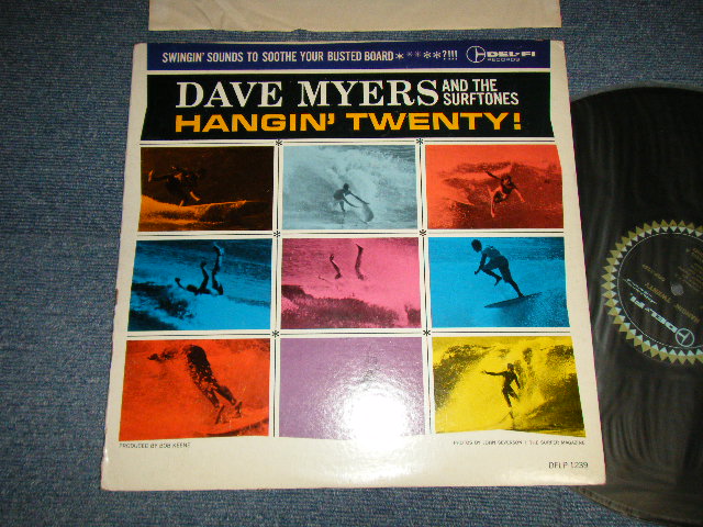 画像1: DAVE MYERS And The SURFTONES - HANGIN' TWENT! (Ex+/Ex++ Looks:Ex+) / 1963 US AMERICA ORIGINAL MONO Used LP 