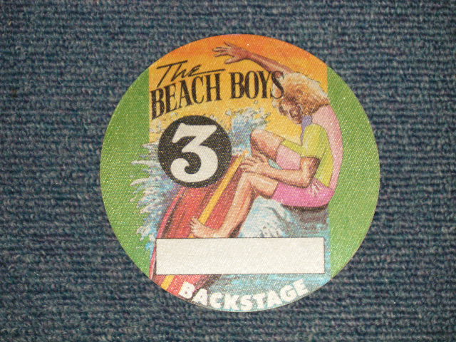 画像1: The BEACH BOYS - BACK STAGE PASS : for 1989 TOUR PASS  (NEW) / 1989 US AMERICA ORIGINAL "BRAND NEW" 