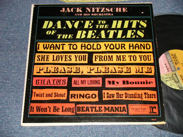 画像1: JACK NITZSCHE - DANCE TO THE HITS OF THE BEATLES (Ex++/Ex+++) / 1964 US AMERICA ORIGINAL "MULTI-COLOR Label" UseD LP 