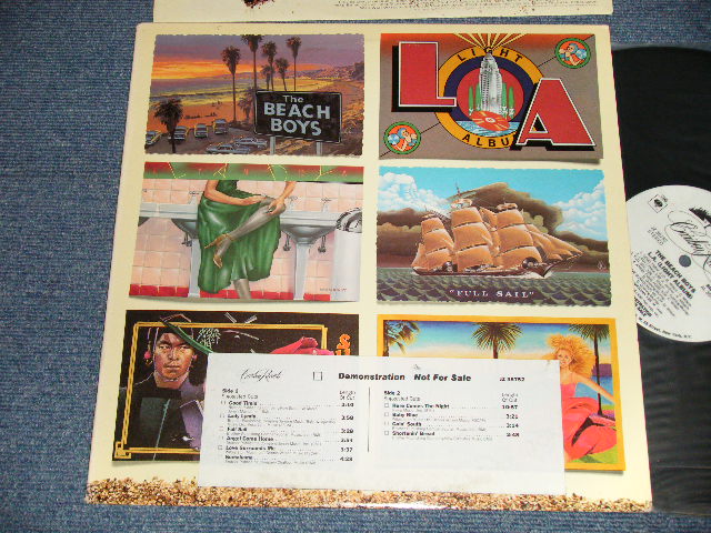 画像1: The BEACH BOYS - L.A. (LIGHT ALBUM) : With CUSTOM INNER SLEEVE (Matrix #A) PAL-35752 1M AZ A3 B) PBL-35752 1A AZ C2) "SANTAMONICA Press" (Ex+++/MINT-) / 1979 US AMERICA ORIGINAL "WHITE LABEL PROMO" Used LP