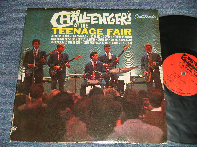 画像1: THE CHALLENGERS - AT THE TEENAGE FAIR (Ex+/Ex  BB STPOBC)) / 1964 US AMERICA ORIGINAL MONO Used LP 