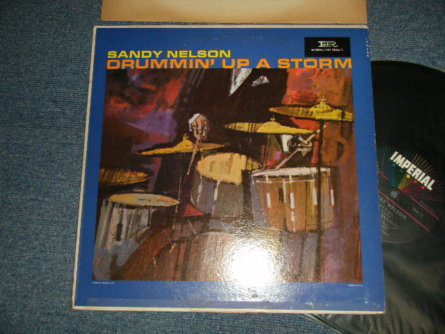 画像1: SANDY NELSON - DRUMMIN' UP A STORM (Ex/Ex+ EDSP, TAPESEAＭ) / 1962 US AMERICA ORIGINAL 1st Press "BLACK with 5 STARS Label" MONO  Used  LP