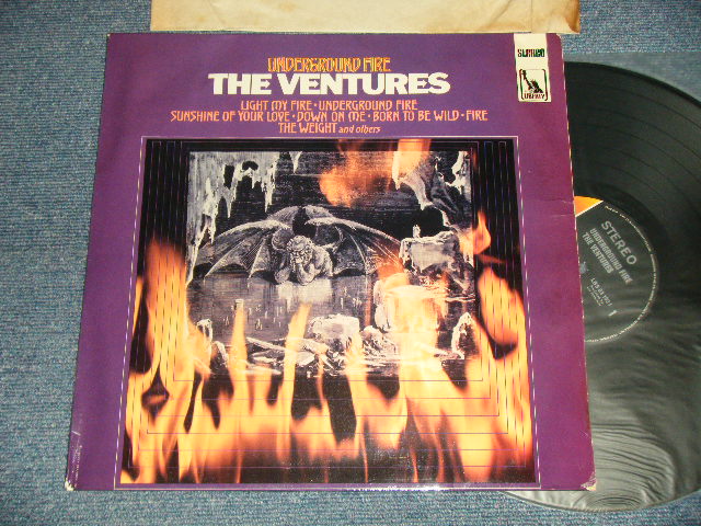 画像1: THE VENTURES - UNDERGROUND FIRE (Ex++, Ex-/MINT-) / 1969 WEST-GERMANY GERMAN ORIGINAL Used LP