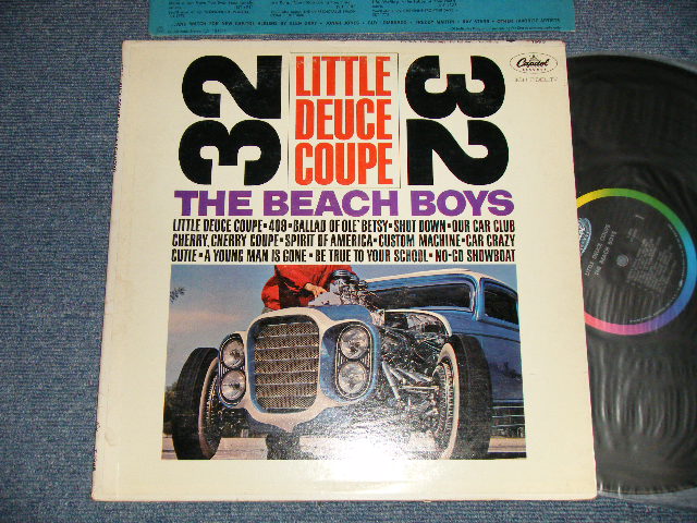 画像1: The BEACH BOYS - LITTLE DEUCE COUPE (Matrix #A)T-1-1998-F3   2 ☆ B)T-2-1998-F3   2 ☆  "Capitol Records Pressing Plant, Los Angeles Press"(Ex++/Ex+++ B-2:Ex++ EDSP) / 1963 US AMERICA ORIGINAL "BLACK with RAINBOW Label" MONO Used LP