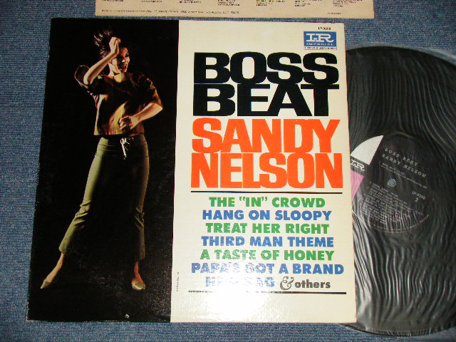 画像1: SANDY NELSON - BOSS BEAT (Ex++/Ex++ Looks:Ex+) / 1965 US AMERICA ORIGINAL "BLACK With PINK & WHIET Label"  MONO Used LP