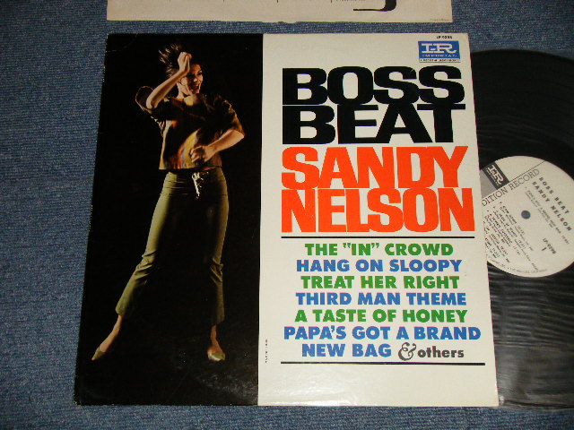 画像1: SANDY NELSON - BOSS BEAT (Ex++/Ex+++ EDSP) / 1965 US AMERICA ORIGINAL "WHITE LABEL PROMO" MONO Used LP