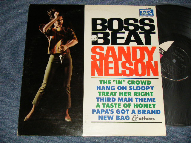 画像1: SANDY NELSON - BOSS BEAT (Ex/Ex+++, Ex+ Looks:Ex TEAROFC) / 1965 US AMERICA ORIGINAL "BLACK With PINK & WHIET Label"  MONO Used LP