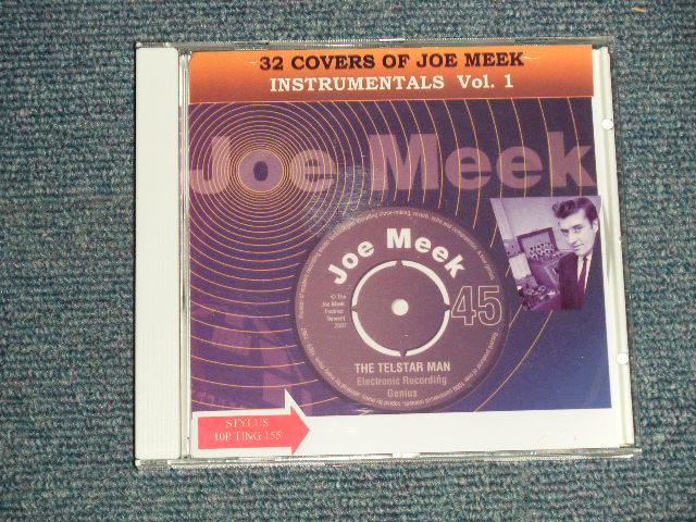 画像1: V.A. OMNIBUS -  32 COVERS OF JOE MEEK INSTRUMENTALS  /  2012 EU "SIngles Label Jacket"  Brand New CD-R 
